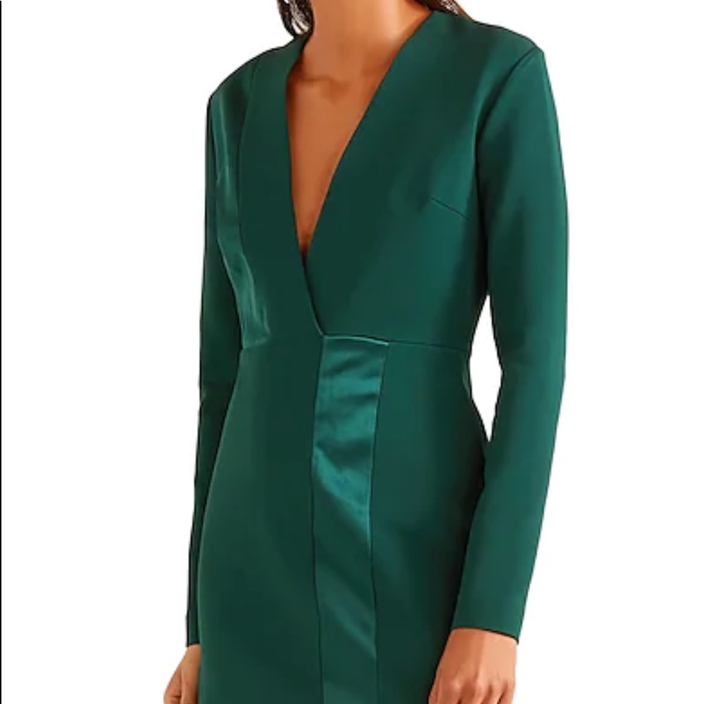 Dion Lee Dark Green Mini Dress